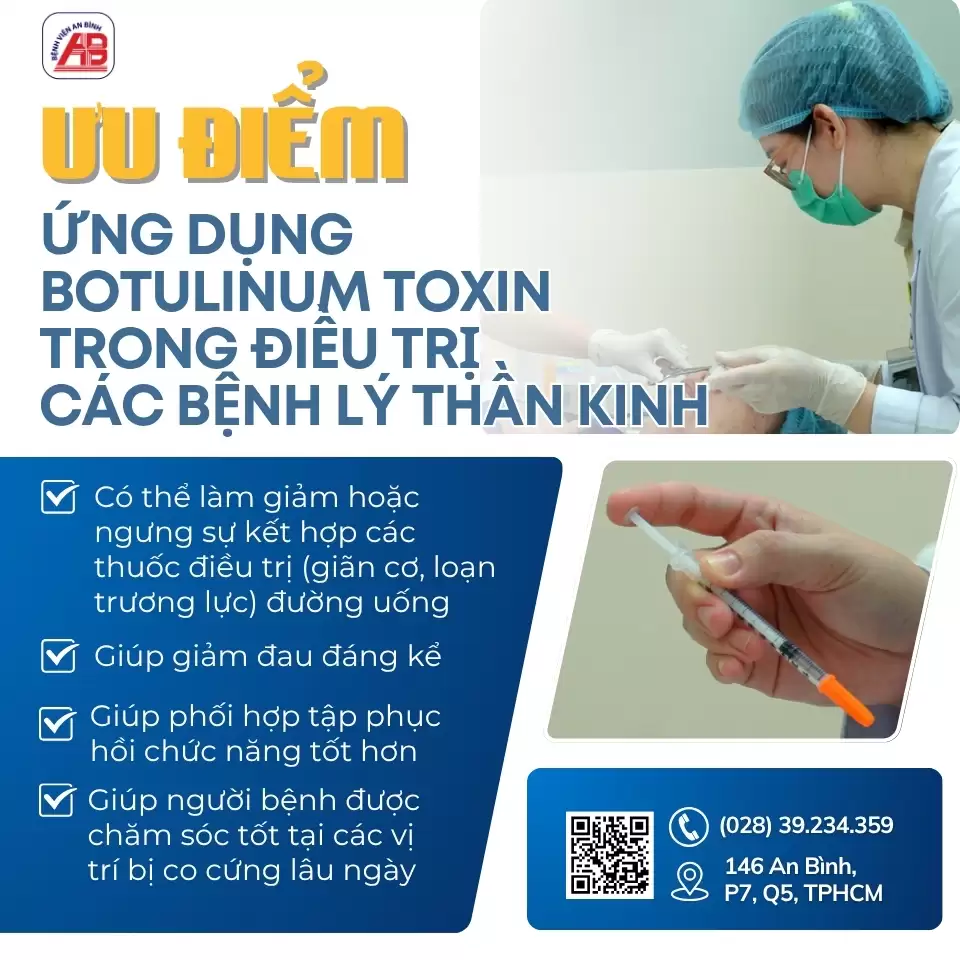 Tiêm Botulinum toxin – Giải pháp điều trị hiệu quả các rối loạn vận động thần kinh